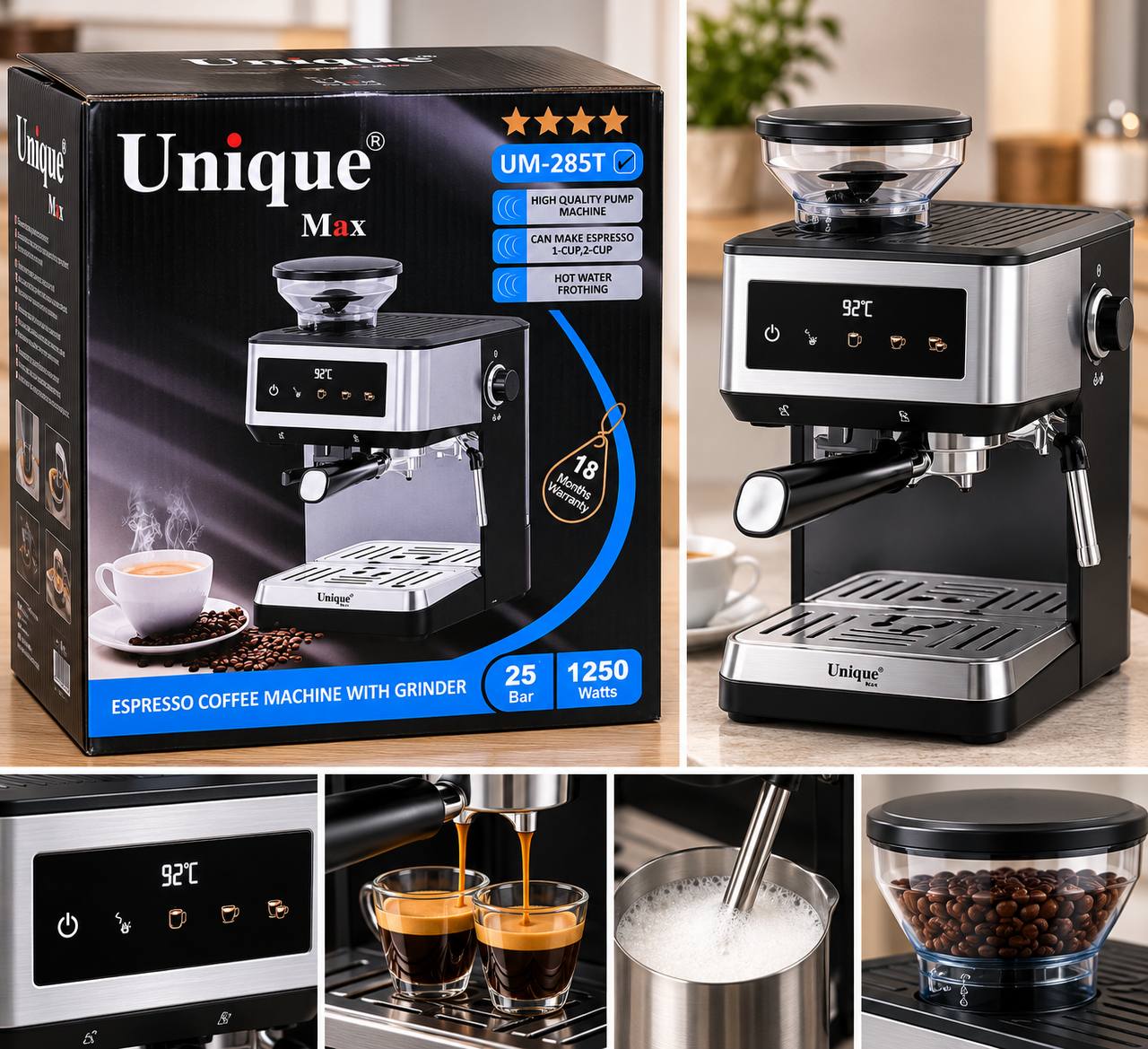 دستگاه اسپرسو یونیک کد UXP-285j