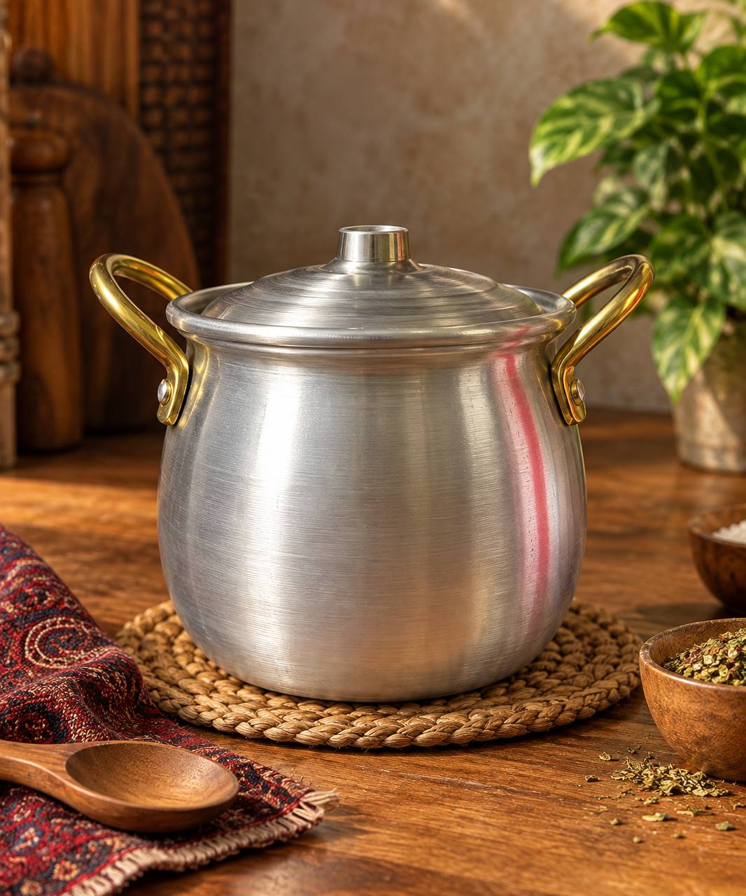 دیزی خوری سایز۳۴ دسته طلایی