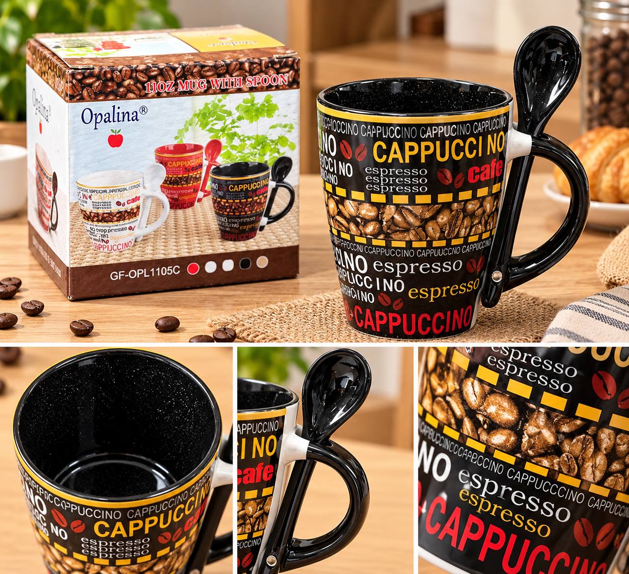 ماگ قاشق دار cooffee